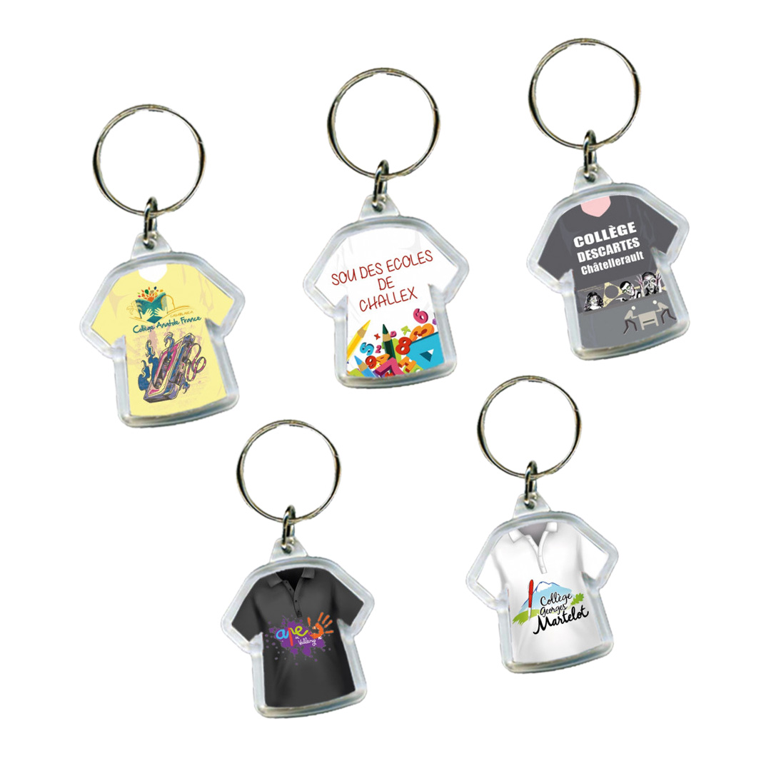 Porte-clés maillot personnalisé